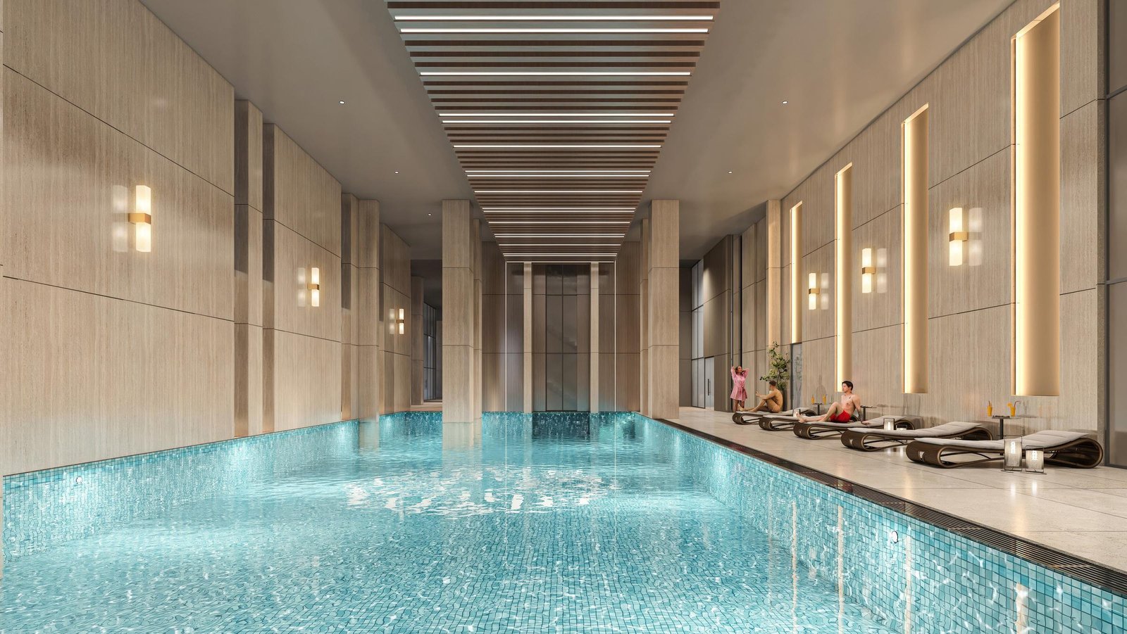 Temperature-Controlled Indoor Pool