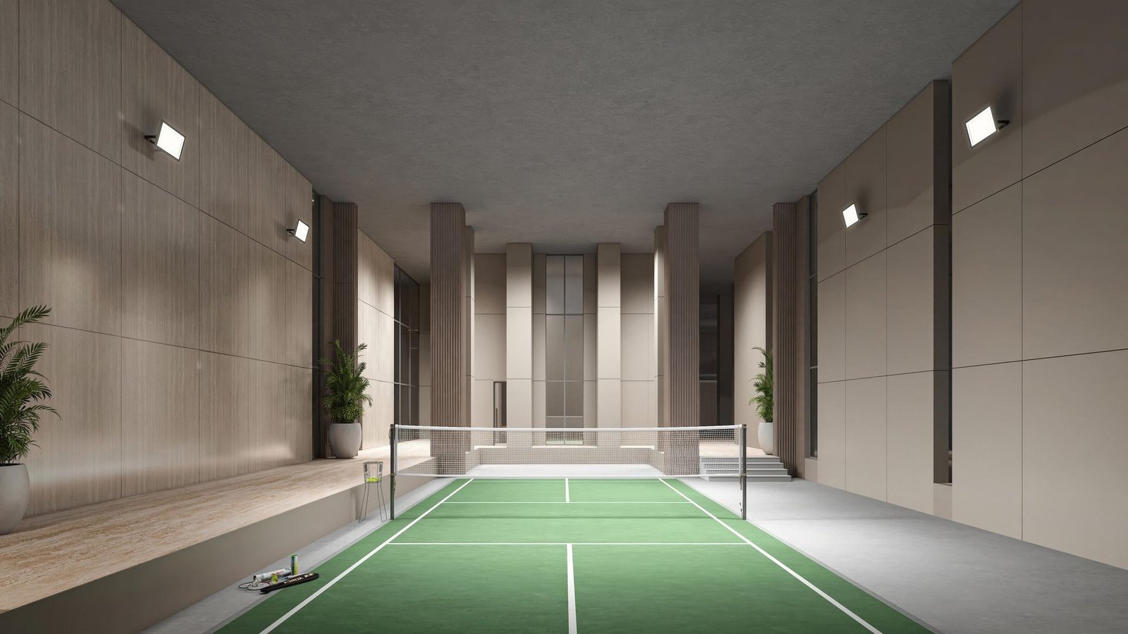 Indoor Badminton & Tennis Courts